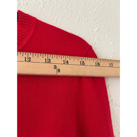 Patagonia Red Organic Cotton Knit Sweater Top - Picture 5 of 9
